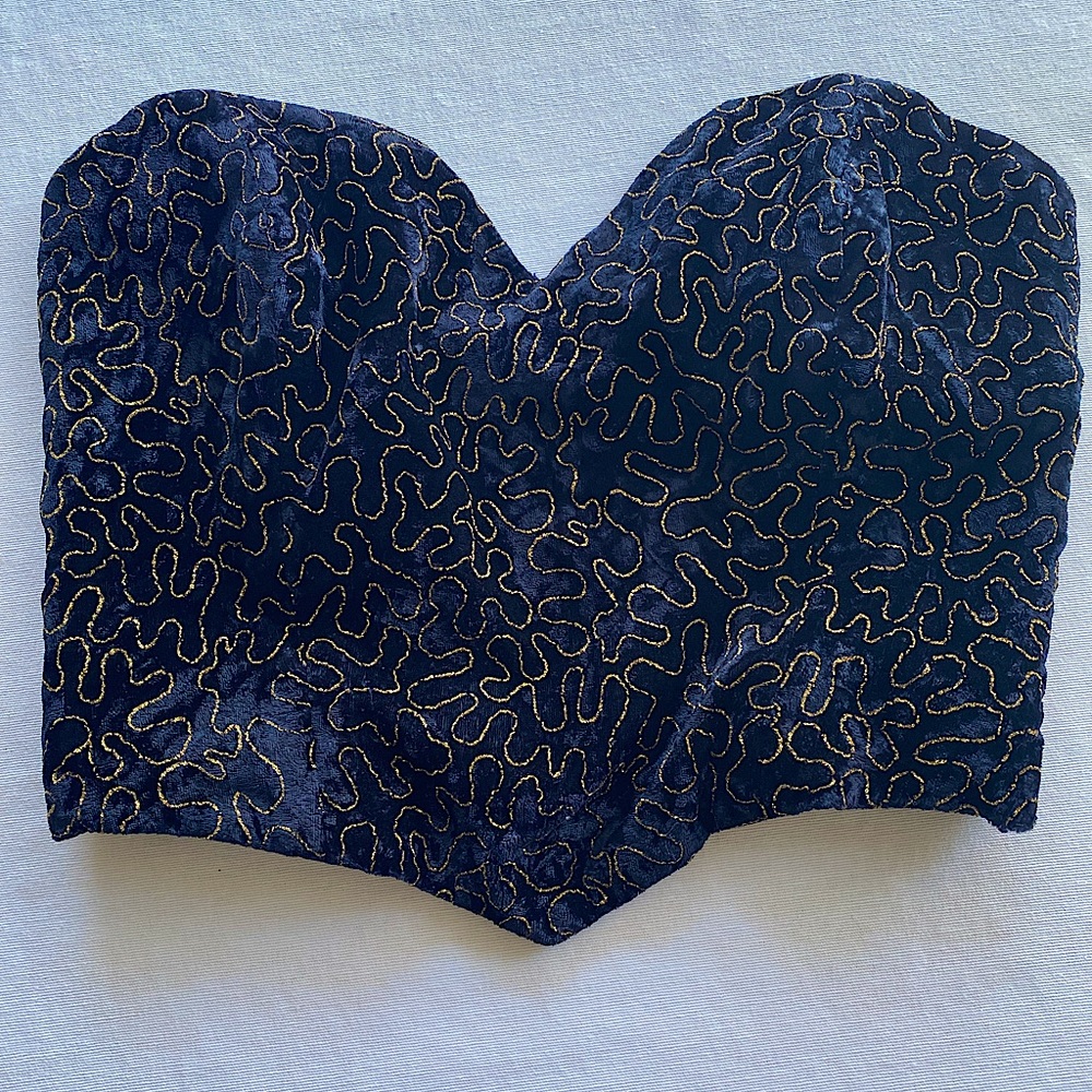 Velvet Corset Top